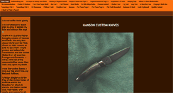 Desktop Screenshot of hansoncustomknives.com